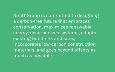Climate Action statement SmithGroup Architecture sustainable design