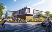 Higher Education Architecture Exterior Rendering 