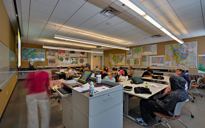 Physical Science Building Mesa Community College Higher Education Interior Classroom Architecture Mesa Arizona SmithGroup
