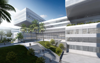 Peng Chang Laboratory SmithGroup Shenzhen China Detroit Architecture Science and Technology Exterior