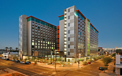 ASU Taylor PLace Higher education Student housing exterior Architecture